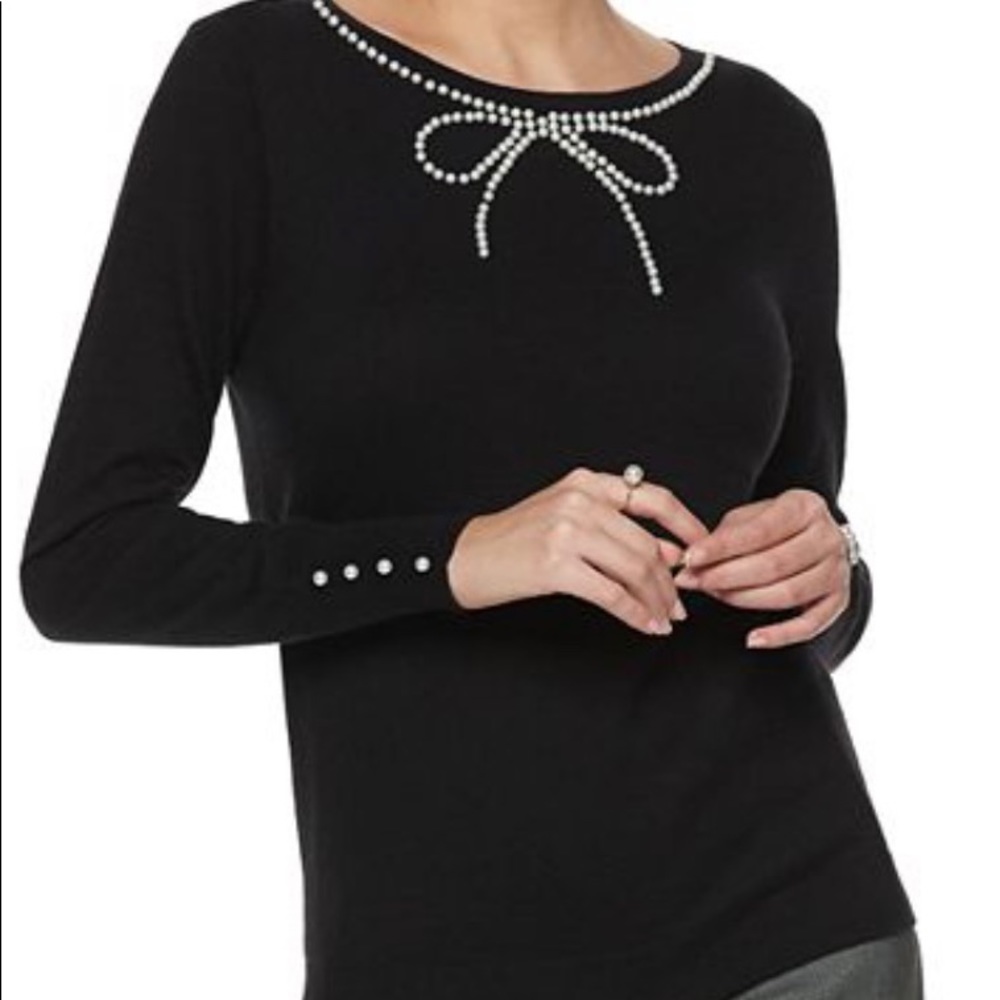 Elle beaded sweater